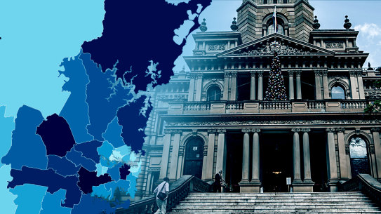 Eight of the 10 richest LGAs in Sydney have the best access to councillors