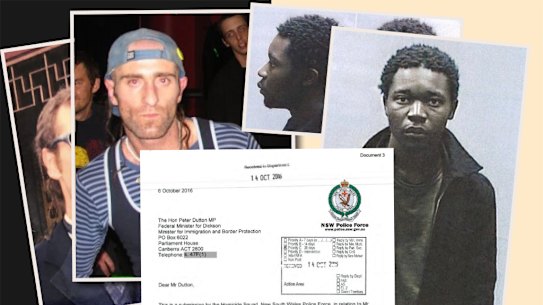 NSW police wrote directly to Immigration Minister Peter Dutton.