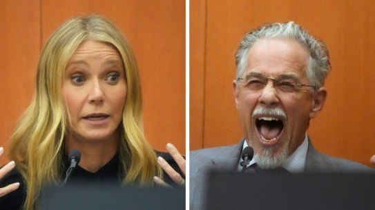 Terry Sanderson (right) is suing Gwyneth Paltrow for an alleged “hit and run” on the ski slopes in 2016.