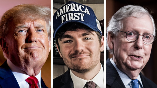 Trump, Fuentes, McConnell