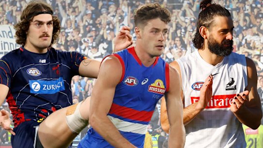 Luke Jackson, Josh Dunkley and Brodie Grundy.