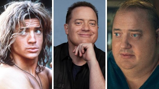 Brendan Fraser once described his younger, muscle-bound self as looking ″⁣like a walking steak”. His performance in The Whale finds him transformed.