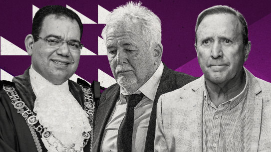 Sam Aziz, John Woodman and Geoff Ablett all received adverse findings in the IBAC report