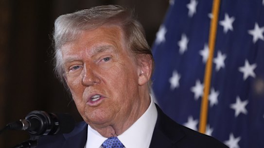 O presidente eleito dos EUA, Donald Trump.