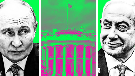 The outcome of the US election will have significant implications for Vladimir Putin and Benjamin Netanyahu.