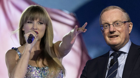 Reserve Bank Governor Lowe now has another economic phenomenon to grapple with: Taylor Swift.
