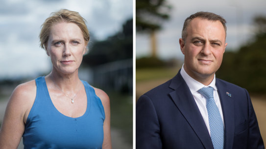 Independent Goldstein MP Zoe Daniel, left, and former Liberal representative Tim Wilson.