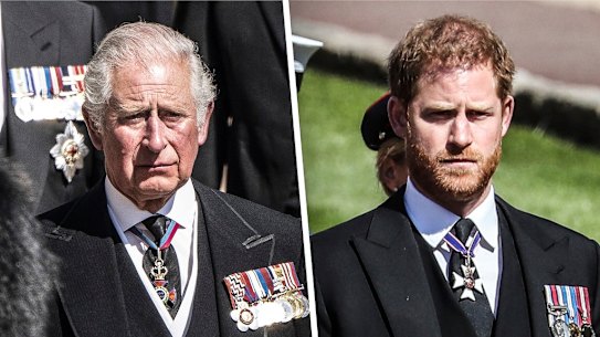 Prince Charles and Prince Harry.