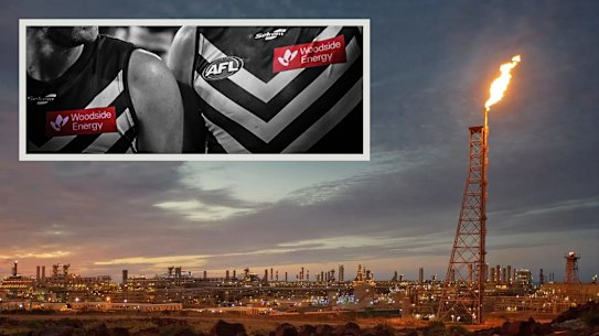 The Dockers will keep Woodside as a sponsor for two years.