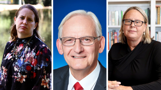 Sally Spalding, Kalamunda Labor MP Matthew Hughes, Janelle Sewell. Pictures: Supplied/Hamish Hastie 