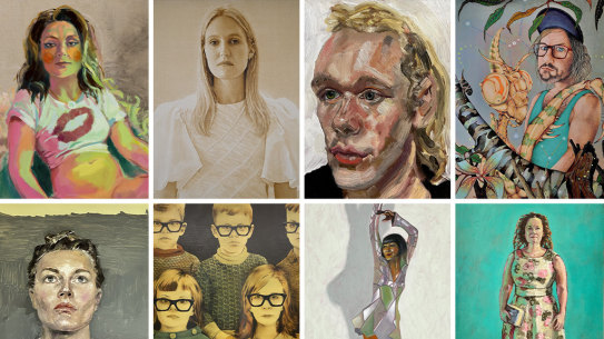 The Salon des Refuses exhibition is for portraits that didn’t make the Archibald Prize cut.