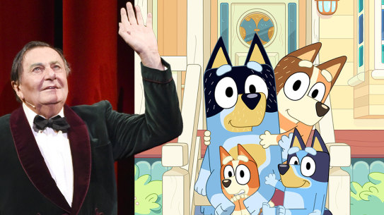 Barry and Bluey, iconic exporters of Aussie slang.