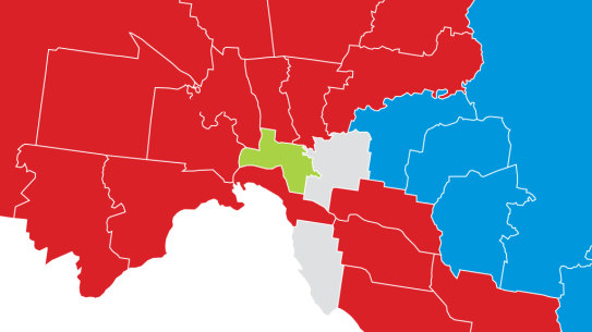AEC’s proposed AEC Victorian electoral boundaries.