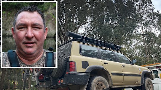 Greg Lynn and the 4WD seized during Monday’s arrest.