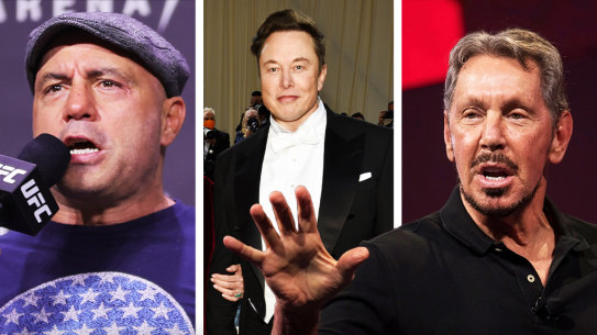 Rogan, Musk, Ellison 