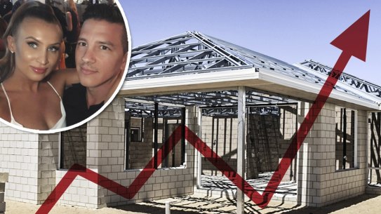 David Orlando and his fiance, Bree, were forced to pull out of their new home contract with Summit Homes after the builder increased the cost by $47,000.