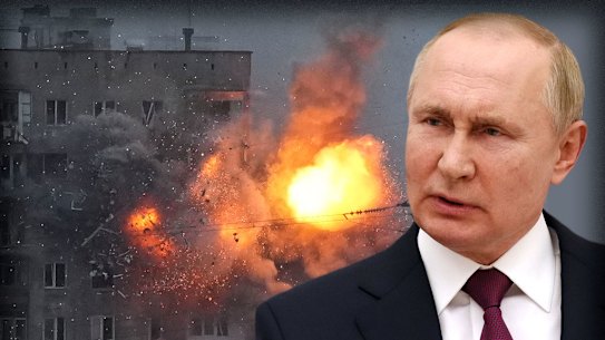 Putin and Mariupol apartment bombing