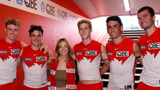 No one loves Sydney, or the Sydney Swans, more than Sydney Sweeney