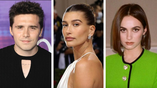 ‘Nepo babies’ Brooklyn Beckham, Hailey Bieber, and Maude Apatow.