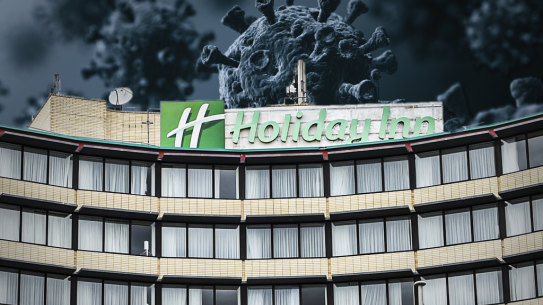 The Holiday Inn at Melbourne Airport has been closed for a “terminal clean”.