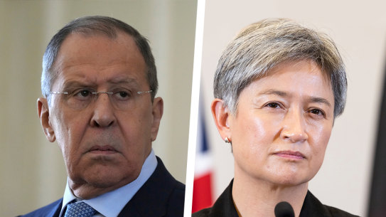 Sergei Lavrov and Penny Wong 