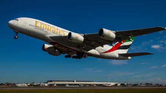 The Airbus A380 makes its first appearance in Brisbane. Photo: planeimages.net