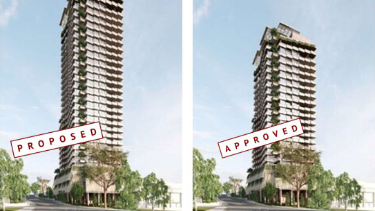 Aria wants to increase the height of its proposed tower near the Gabba, but won’t provide affordable housing.