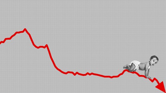 Australia’s birth rate is declining. 