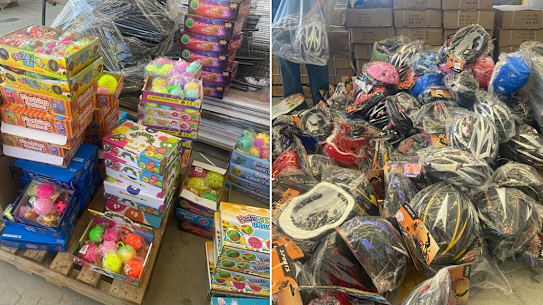 Panda Mart has had thousands of potentially dangerous products stripped from its shelves.