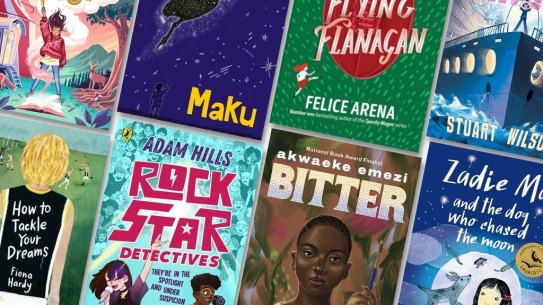 Top children’s books include Meyne Wyatt’s Maku, Felice Arena’s The Unstoppable Flying Flanagan, Rockstar Detectives by Adam Hills and Akwaeke Emezi’s Bitter.