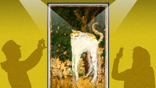 Pierre Bonnard’s Le Chat Blanc (1894).