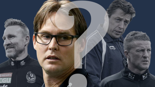 David Teague, Mark Thompson, Nathan Buckley, Damien Hardwick.