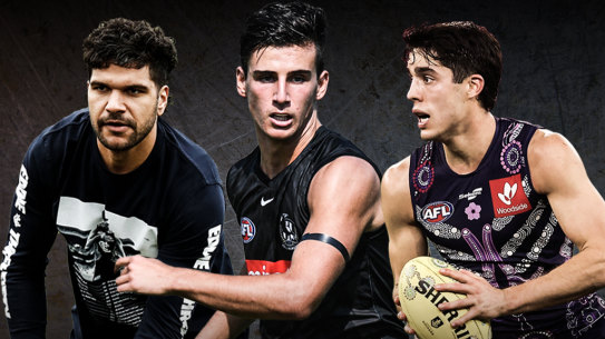 Wantaway Blue Sam Petrevski-Seton, Collingwood father-son draftee Nick Daicos and outgoing Fremantle midfielder Adam Cerra will be names discussed during trade period and the draft this year.