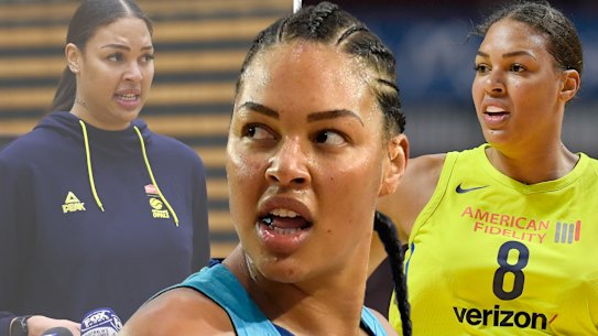 Basketball star Liz Cambage.