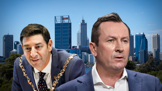 Basil Zempilas and Mark McGowan.