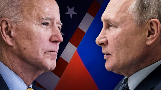 Joe Biden and Vladimir Putin. 