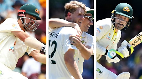 Travis Head, Cameron Green, and Alex Carey - Australia’s new power trio.