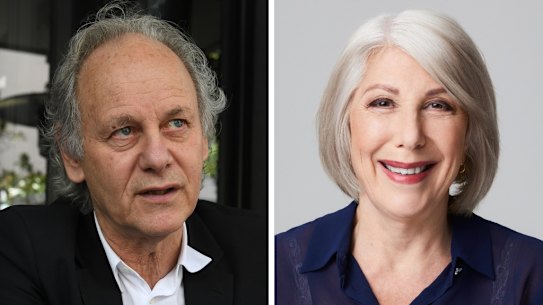 Morry Schwartz and Louise Adler