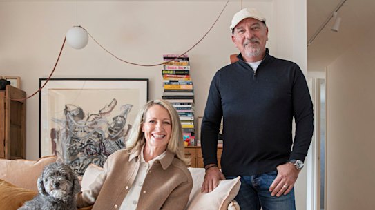 Julian Cress and wife Sarah Armstrong at their Gisborne property.