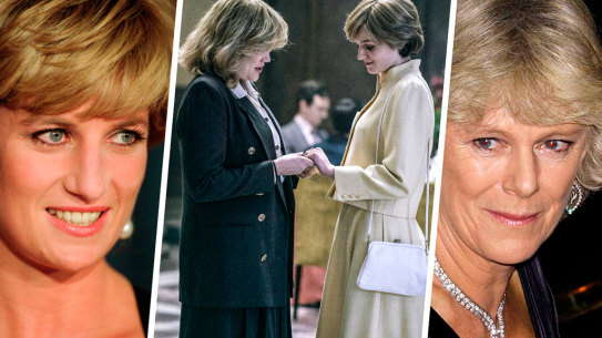 Princess Diana and Camilla Parker-Bowles.