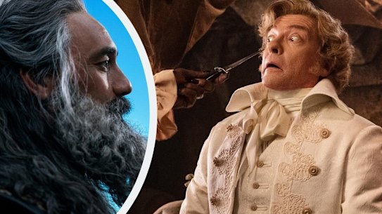 Taika Waititi and Rhys Darby in Our Flag Means Death.