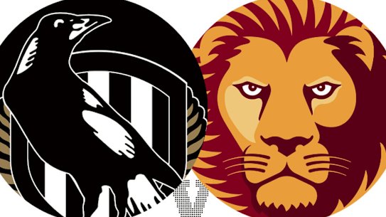 Collingwood v Brisbane Lions.