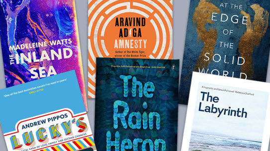 The six books on the 2021 Miles Franklin shortlist. 