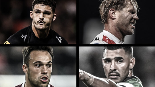 Nathan Cleary, Jack de Belin, Luke Brooks and Jamal Fogarty.