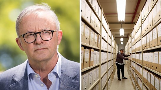 Anthony Albanese and the National Library of Australia