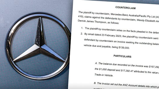 Mercedes-Benz recently filed its defence document and a counterclaim.