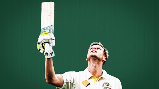 Steve Smith scored a memorable Test century soon after the passing of his friend Phillip Hughes. 