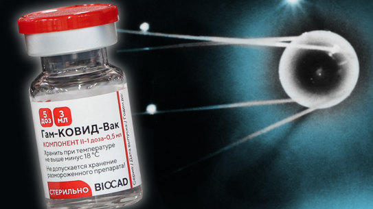 Russia named its vaccine after the world-first satellite it put into space in 1957.