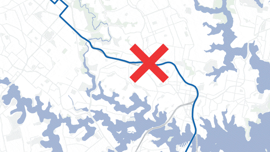 The 294 bus will no longer run when the Metro opens