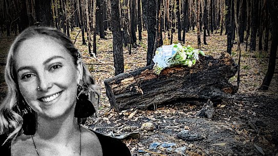 The body of Hannah McGuire was found in her burnt-out car in bushland near Ballarat in April 2024.